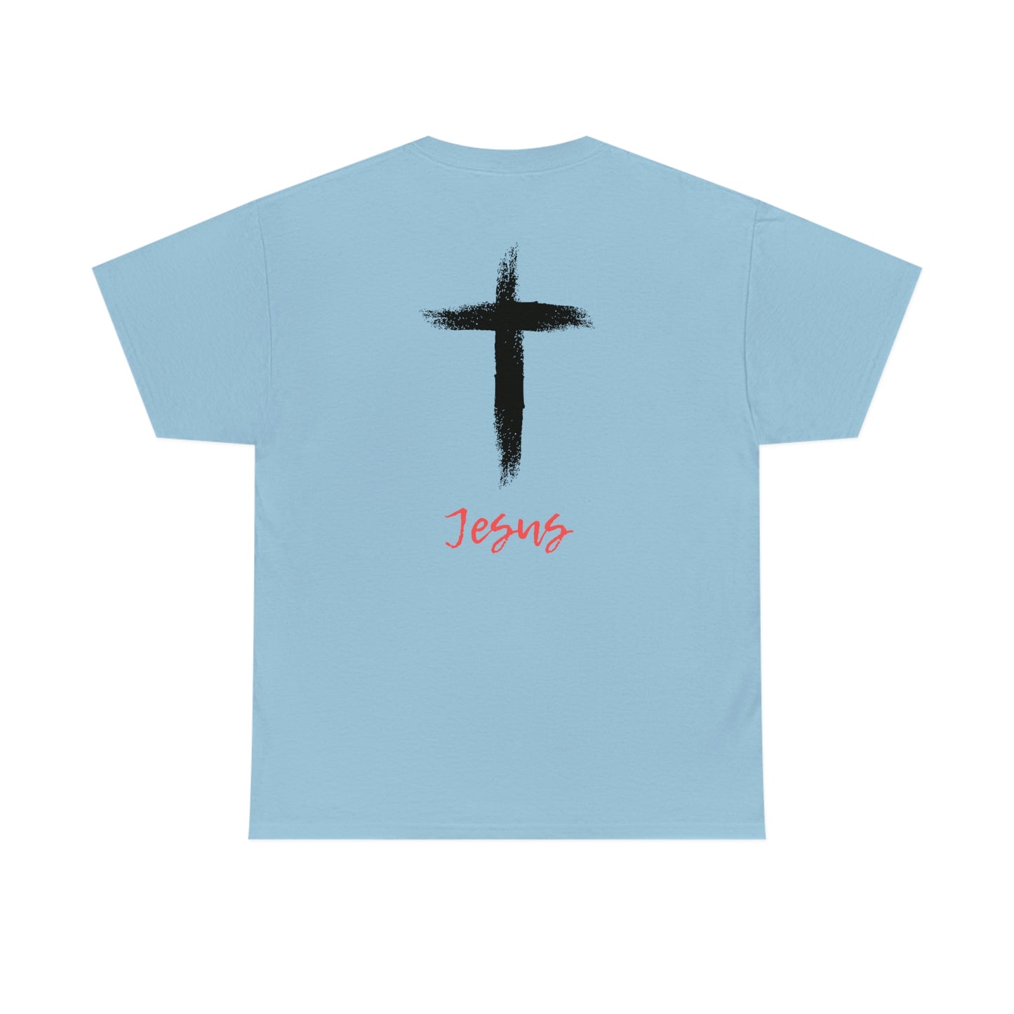 "Saved By The Blood" (Front/Back Design) Unisex Heavy Cotton Tee
