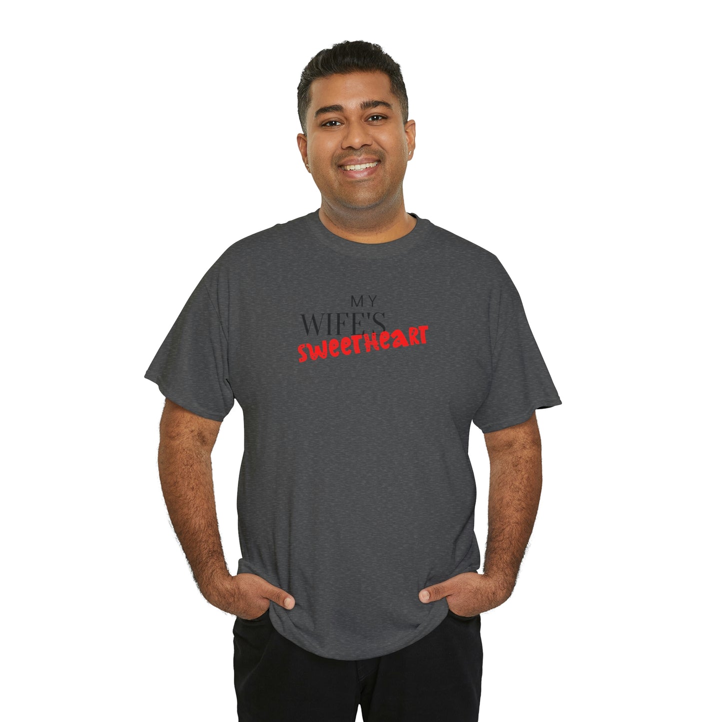 "My Wife's Sweetheart" Unisex Heavy Cotton Tee
