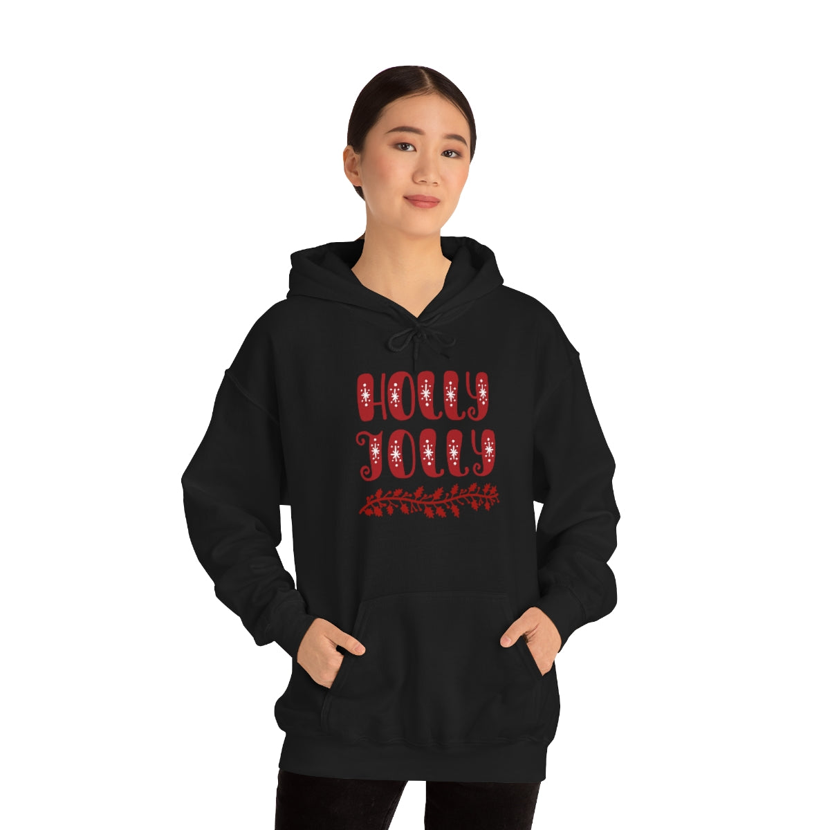 "Holly Jolly" Unisex Heavy Blend™ Hooded Sweatshirt