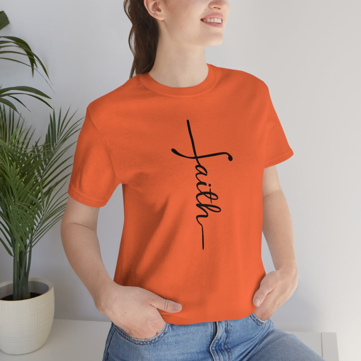 "Faith" Unisex Jersey Short Sleeve Tee