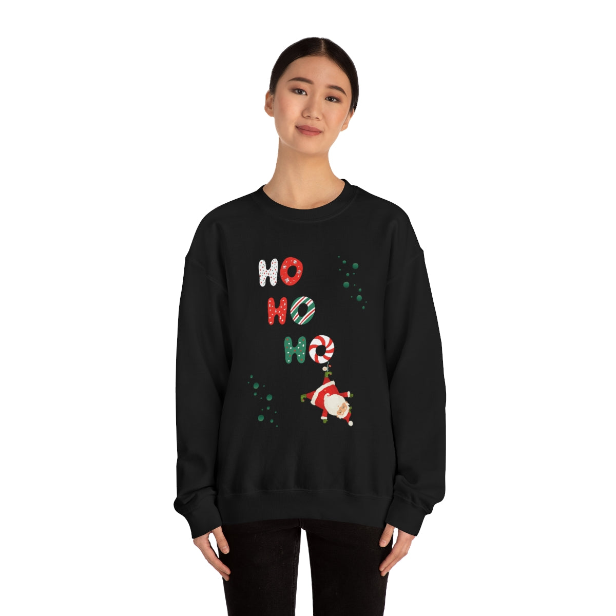 "Ho Ho Ho" Unisex Heavy Blend™ Crewneck Sweatshirt