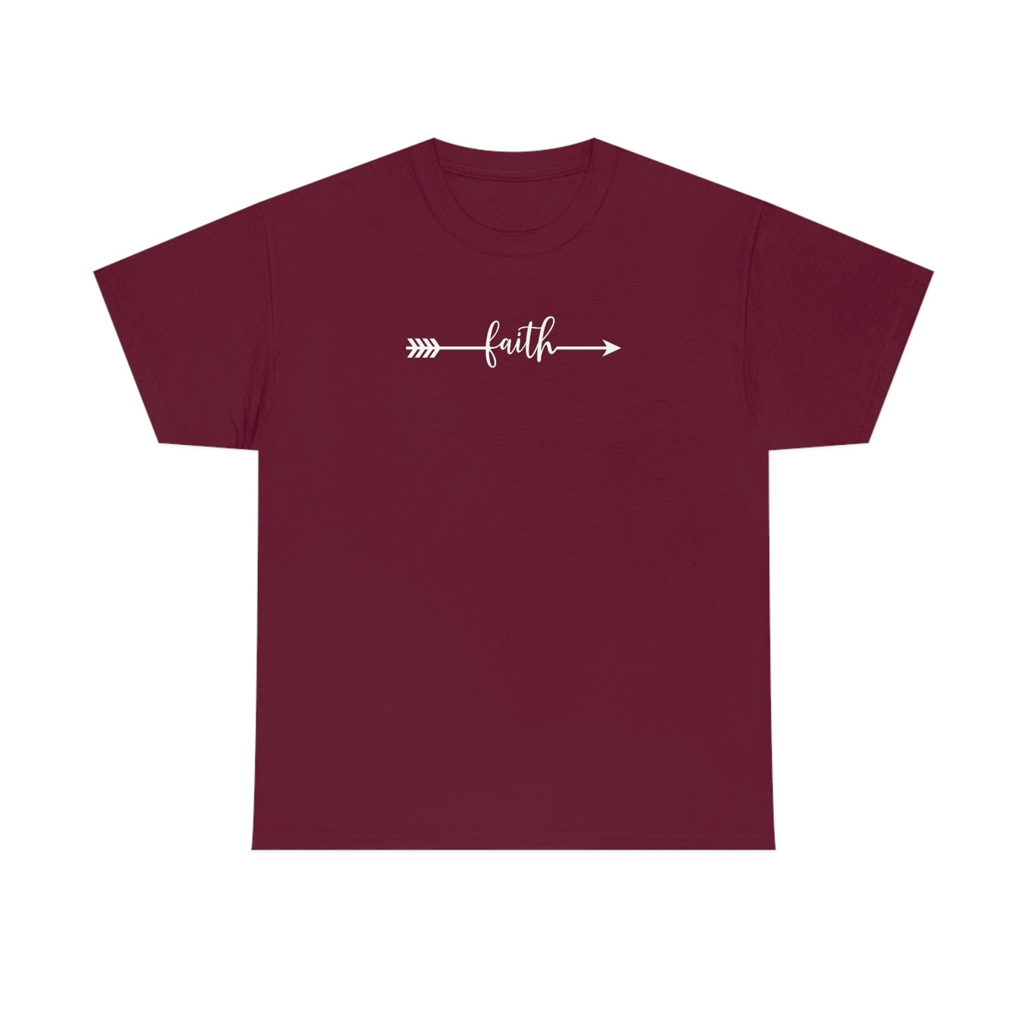"Faith Arrow" Unisex Heavy Cotton Tee