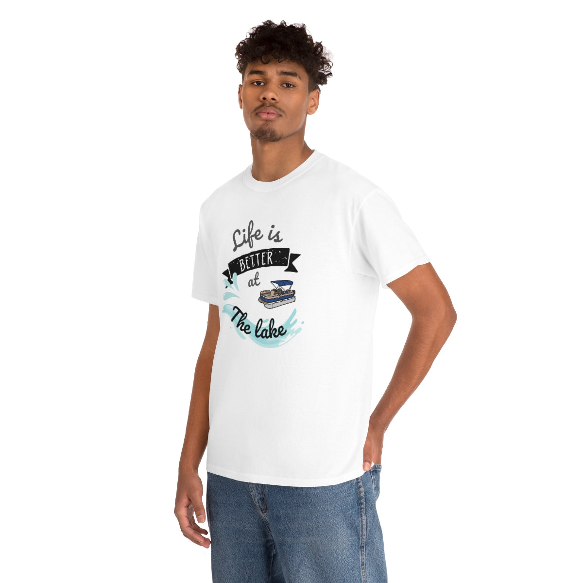 Life is Better at the Lake Unisex Heavy Cotton Tee