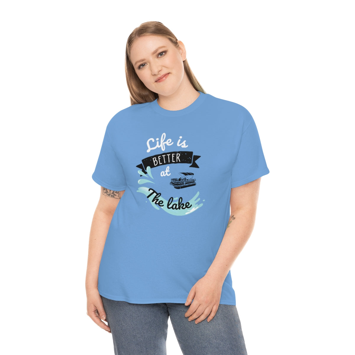 Life is Better at the Lake Unisex Heavy Cotton Tee