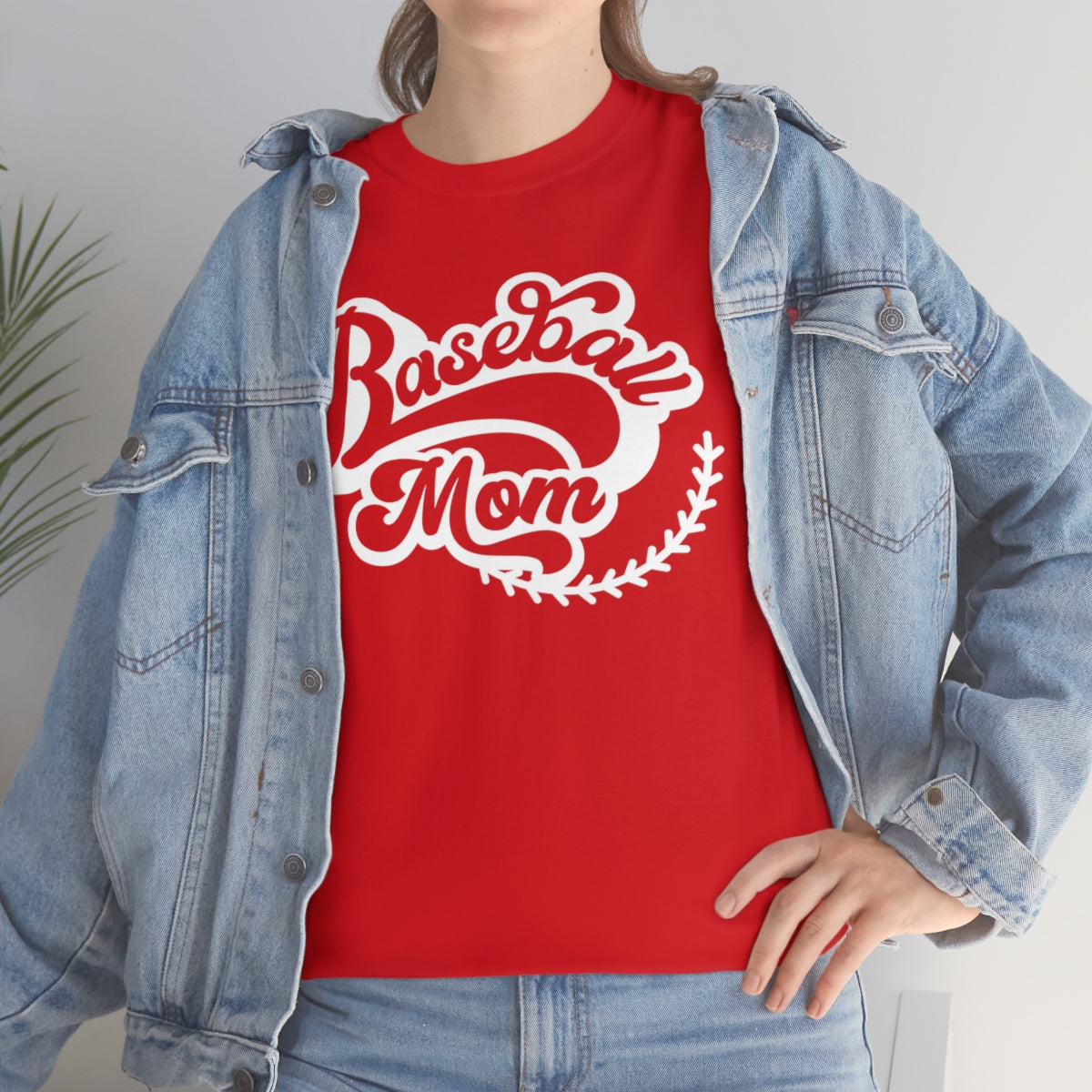 "Baseball Mom" Unisex Heavy Cotton Tee