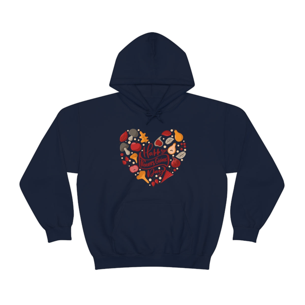 Happy Thanksgiving Day Unisex Heavy Blend™ Hooded Sweatshirt