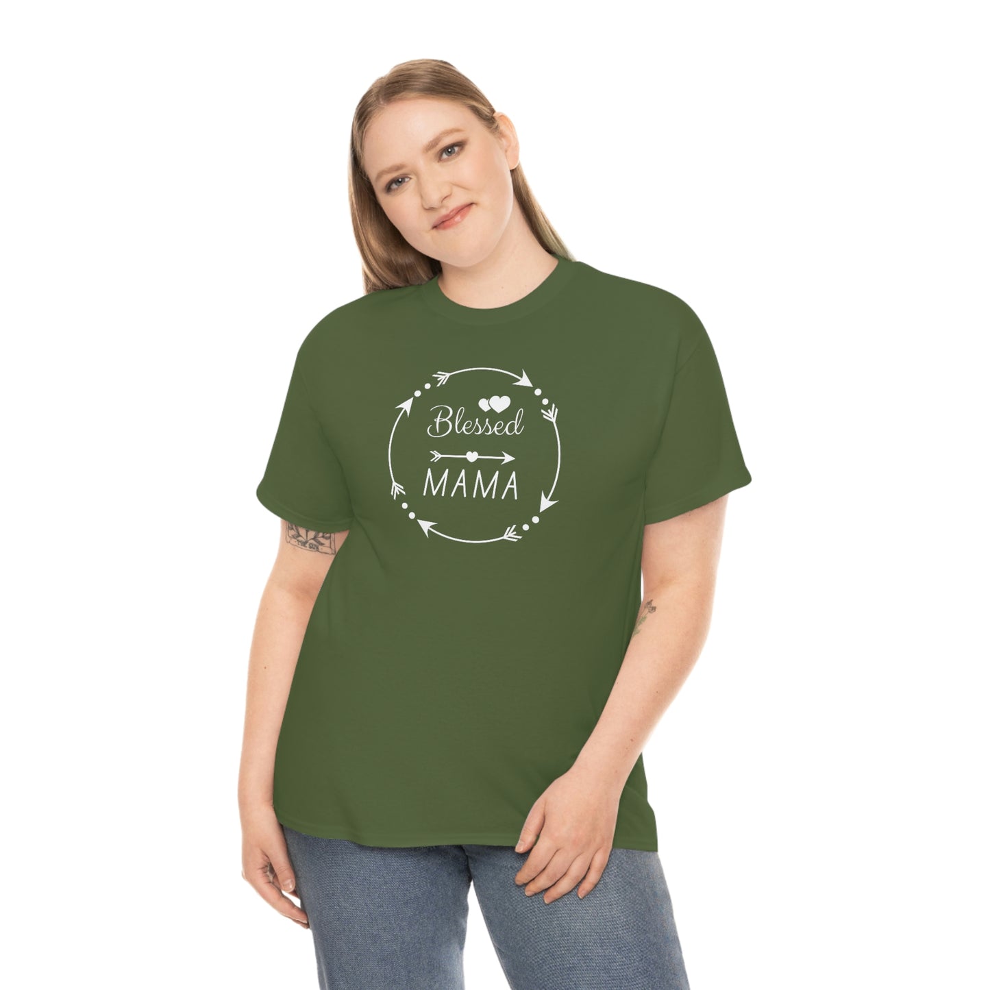 "Blessed Mama" Unisex Heavy Cotton Tee