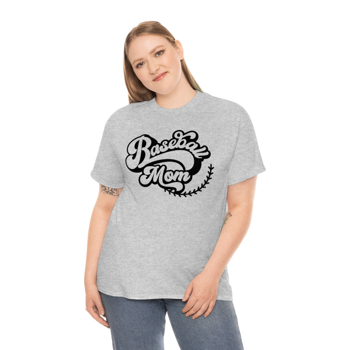 "Baseball Mom" Unisex Heavy Cotton Tee