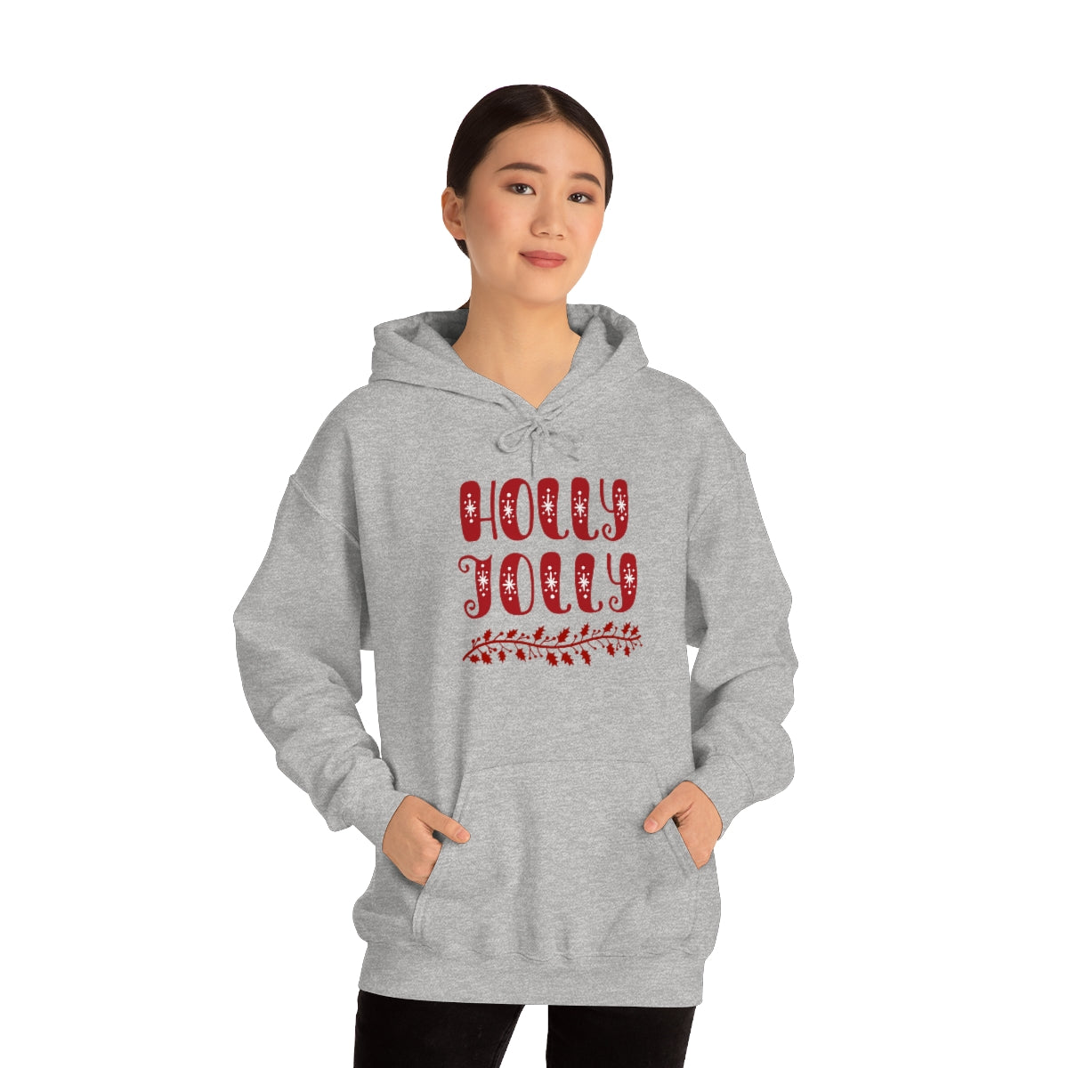"Holly Jolly" Unisex Heavy Blend™ Hooded Sweatshirt