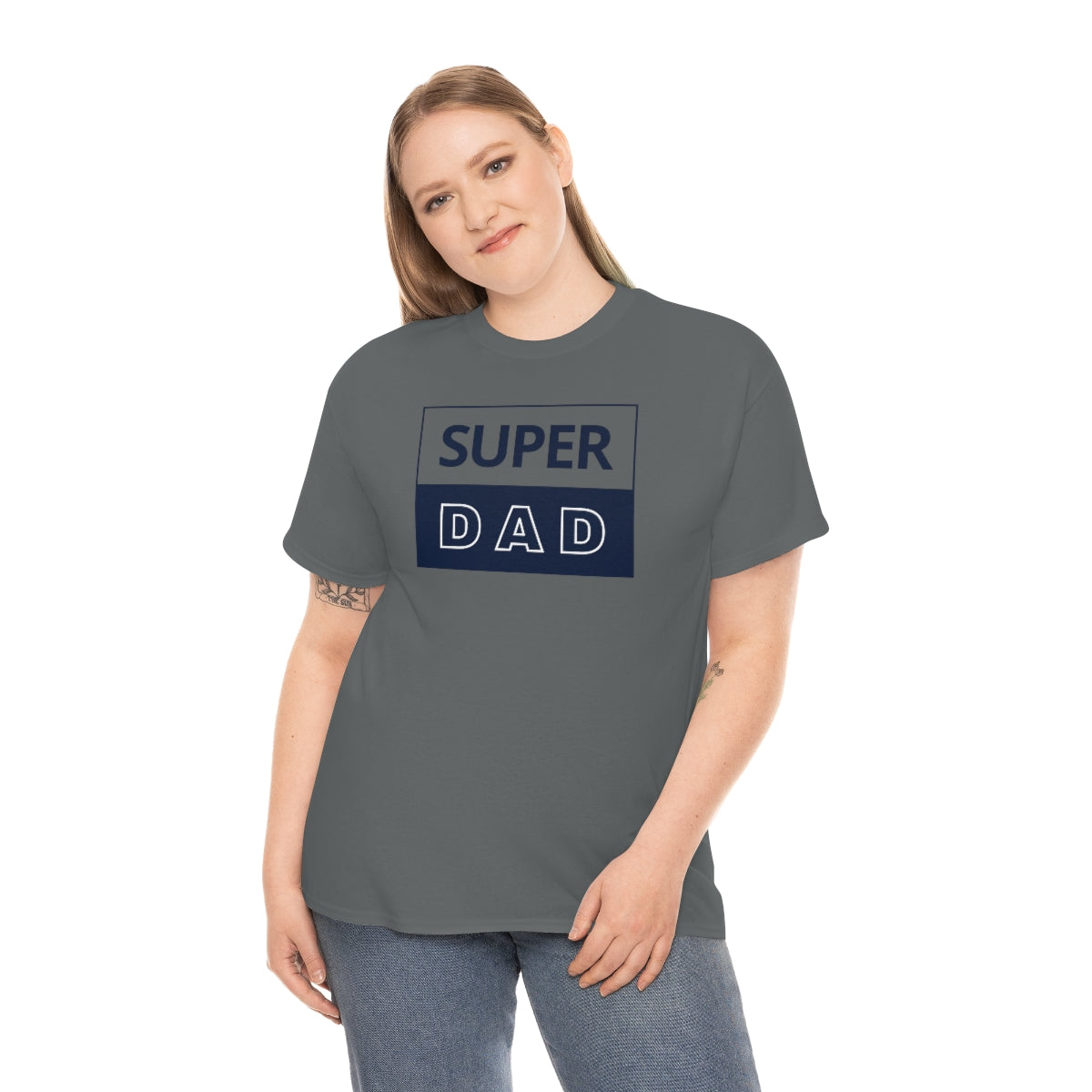 "Super Dad" Unisex Heavy Cotton Tee