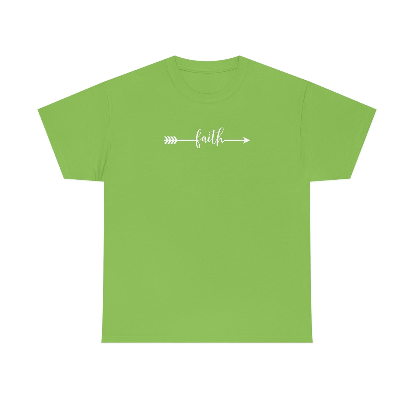 "Faith Arrow" Unisex Heavy Cotton Tee