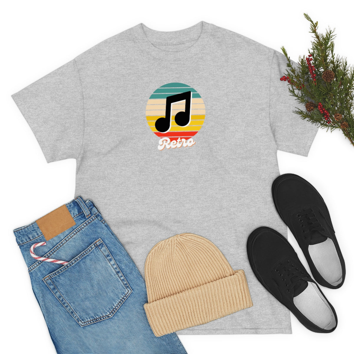 "Retro" Unisex Heavy Cotton Tee