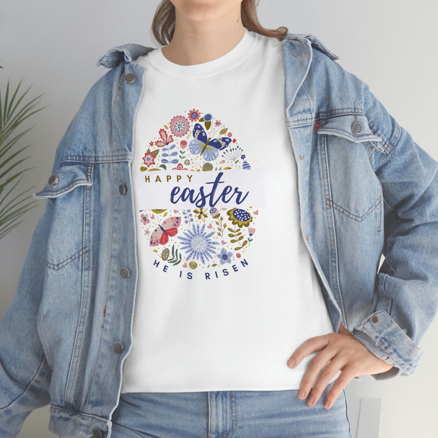 "Happy Easter" Unisex Heavy Cotton Tee