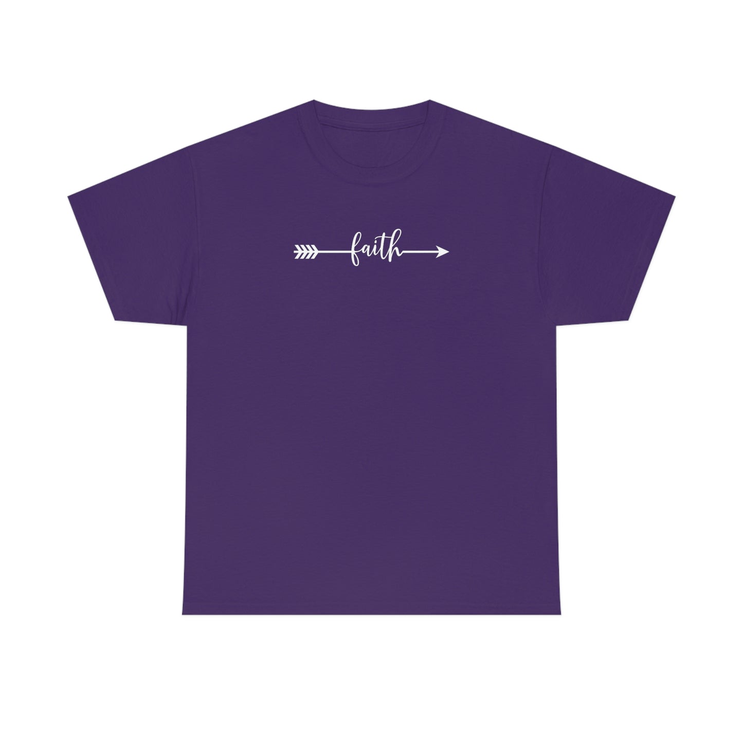 "Faith Arrow" Unisex Heavy Cotton Tee