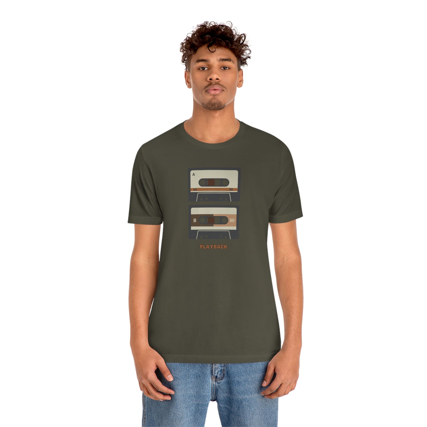 "Playback" Unisex Jersey Short Sleeve Tee