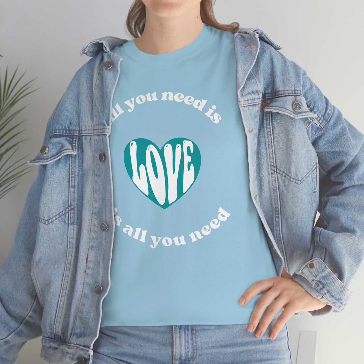 "Love" Unisex Heavy Cotton Tee