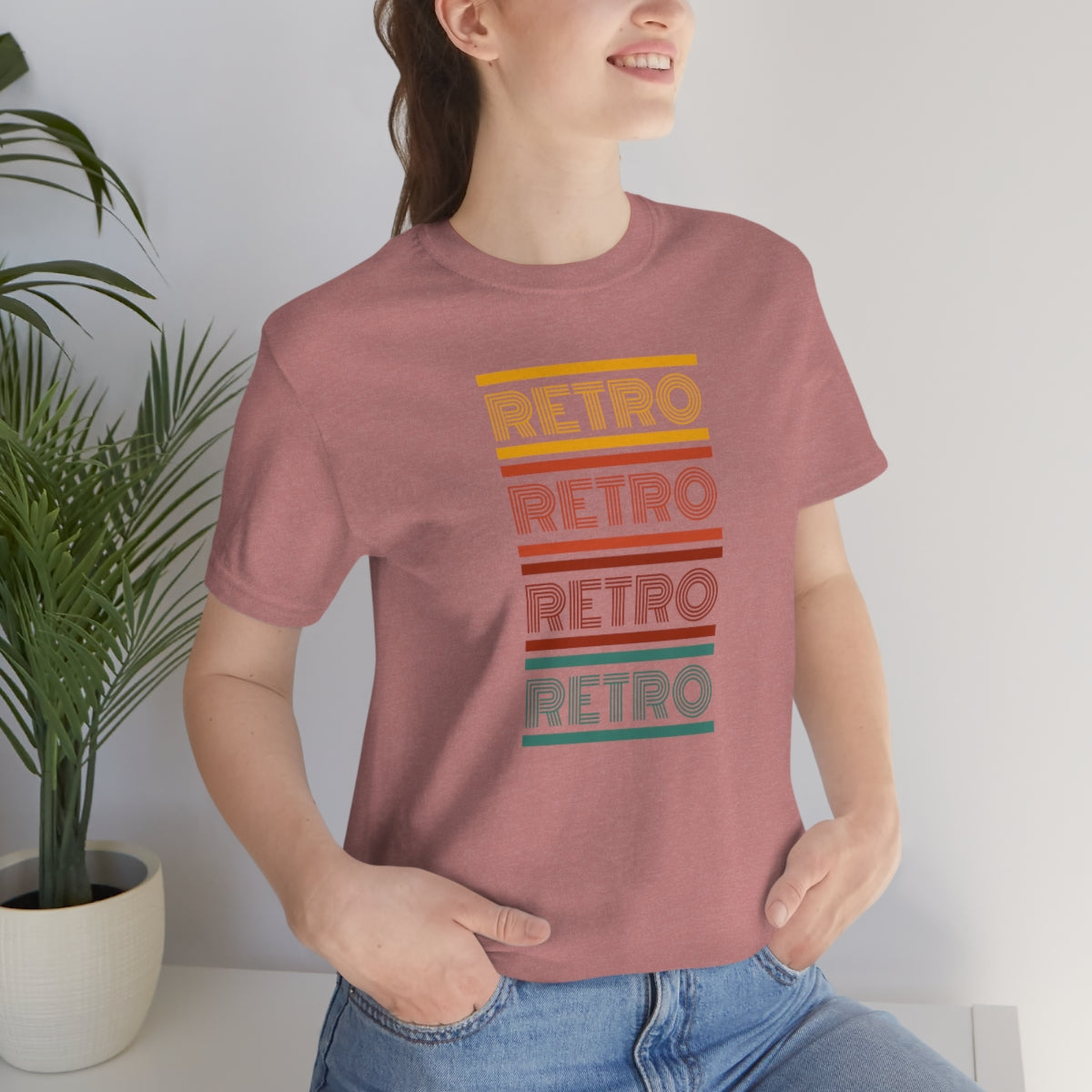 Retro Unisex Jersey Short Sleeve Tee