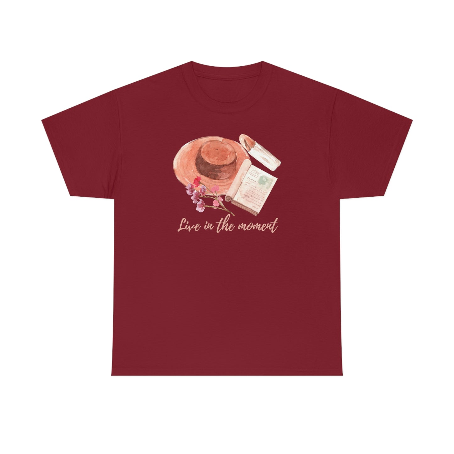 "Live in the Moment" Unisex Heavy Cotton Tee