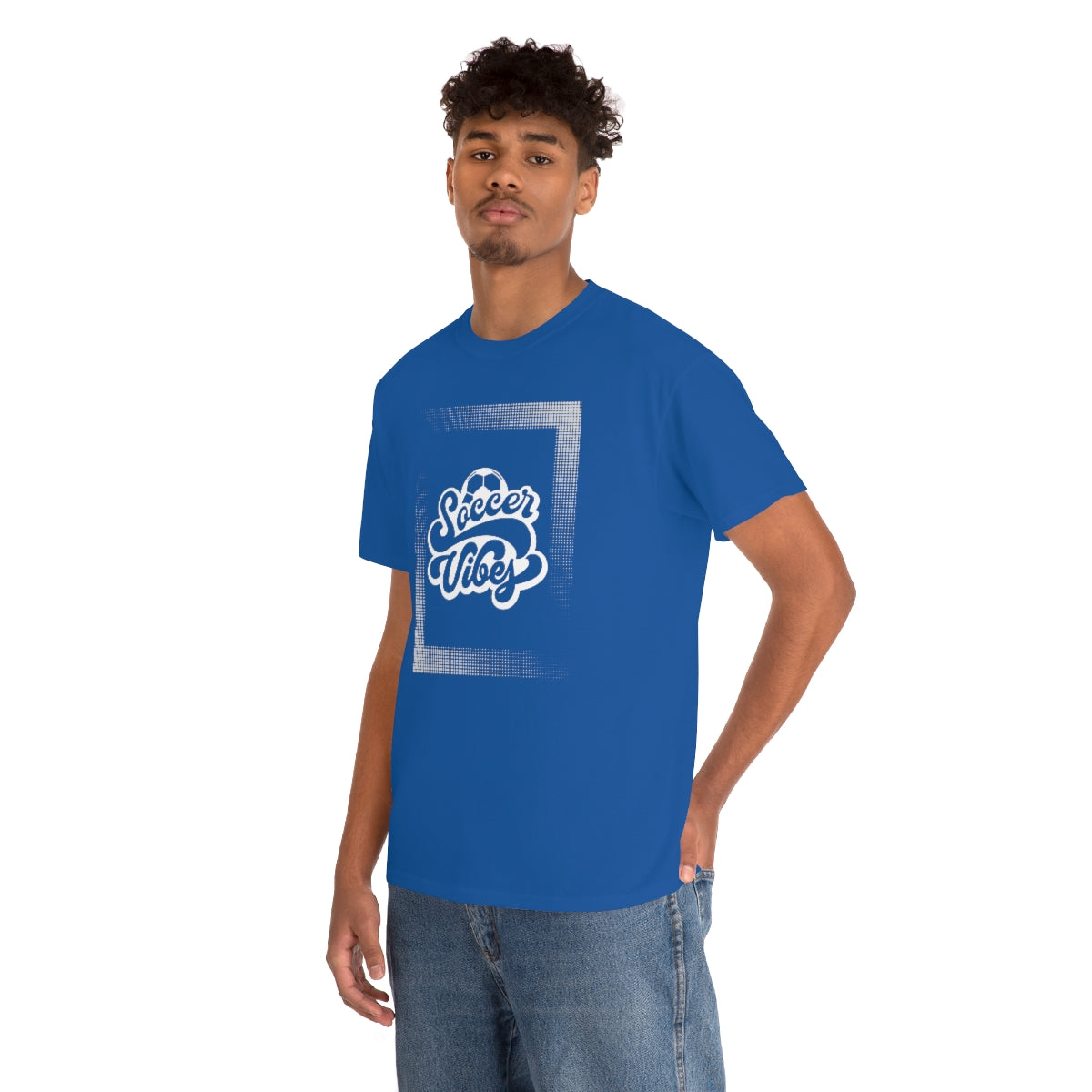 "Soccer Vibes" Unisex Heavy Cotton Tee