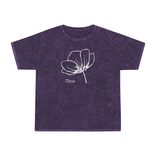 "Ninnie" Unisex Mineral Wash T-Shirt