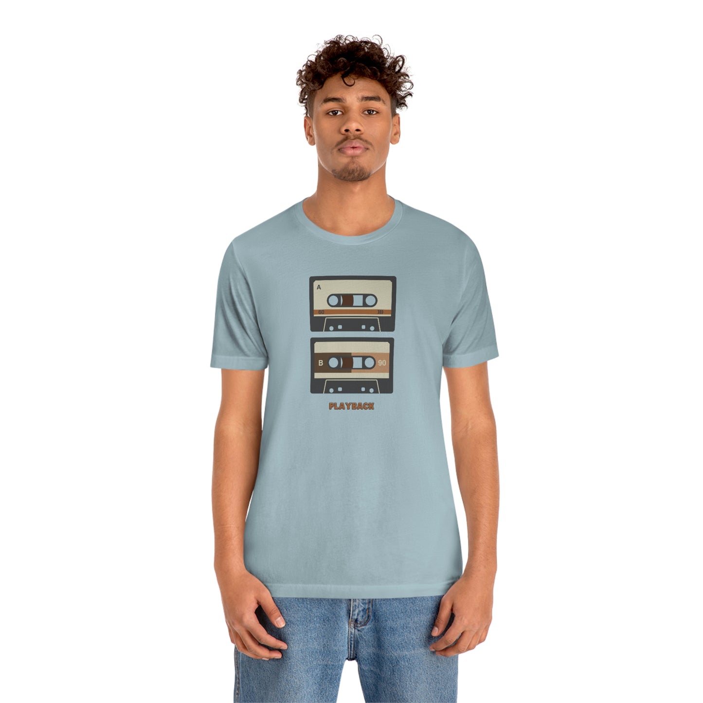 "Playback" Unisex Jersey Short Sleeve Tee