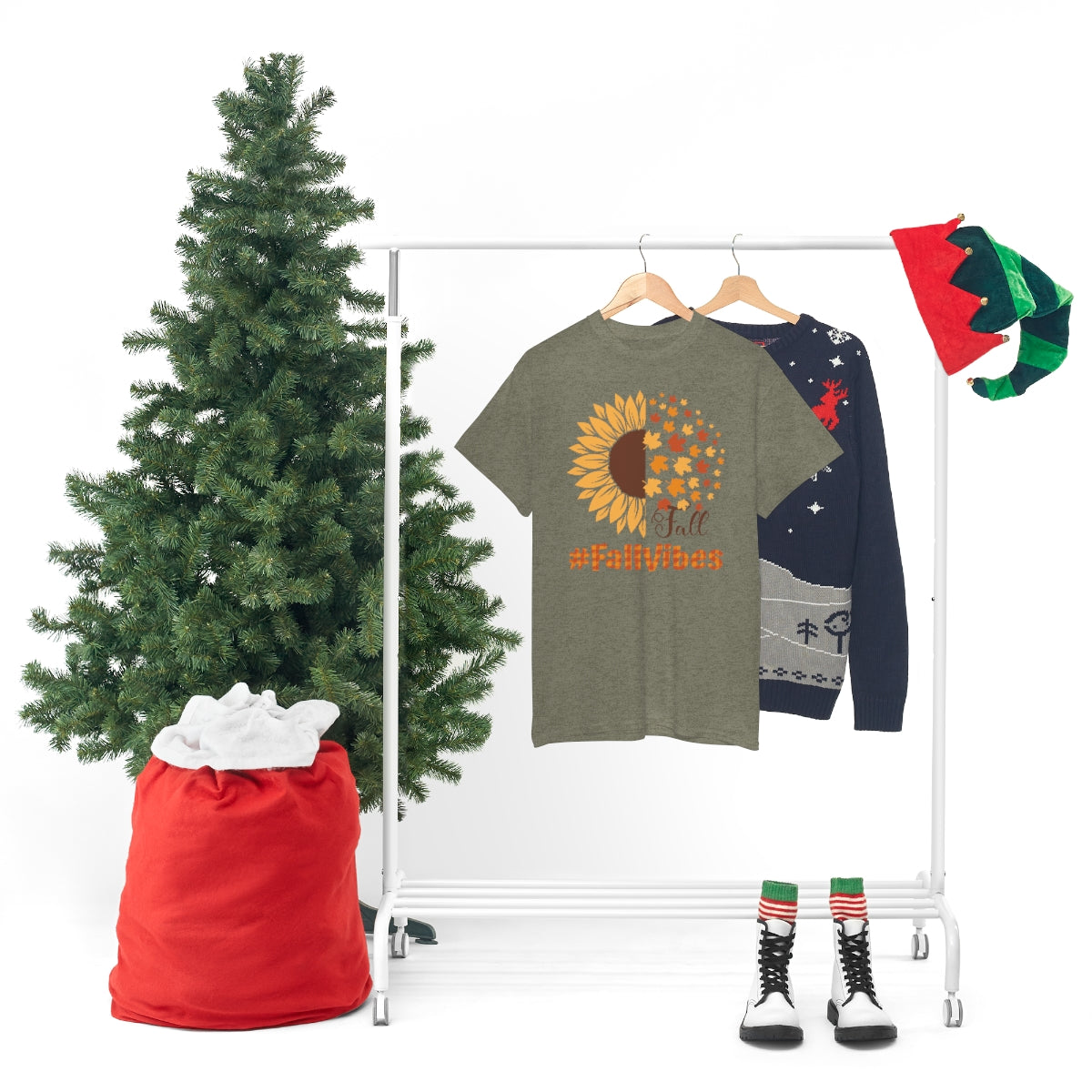 "#FallVibes" Unisex Heavy Cotton Tee