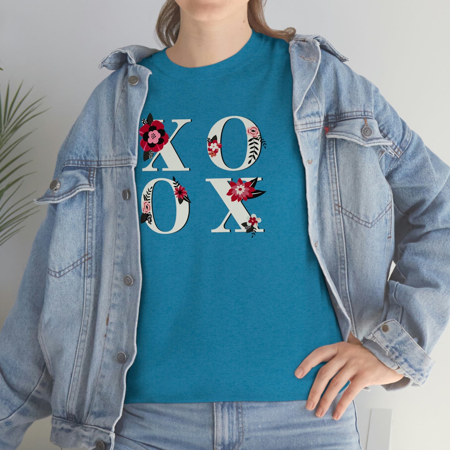 "XO OX" Unisex Heavy Cotton Tee