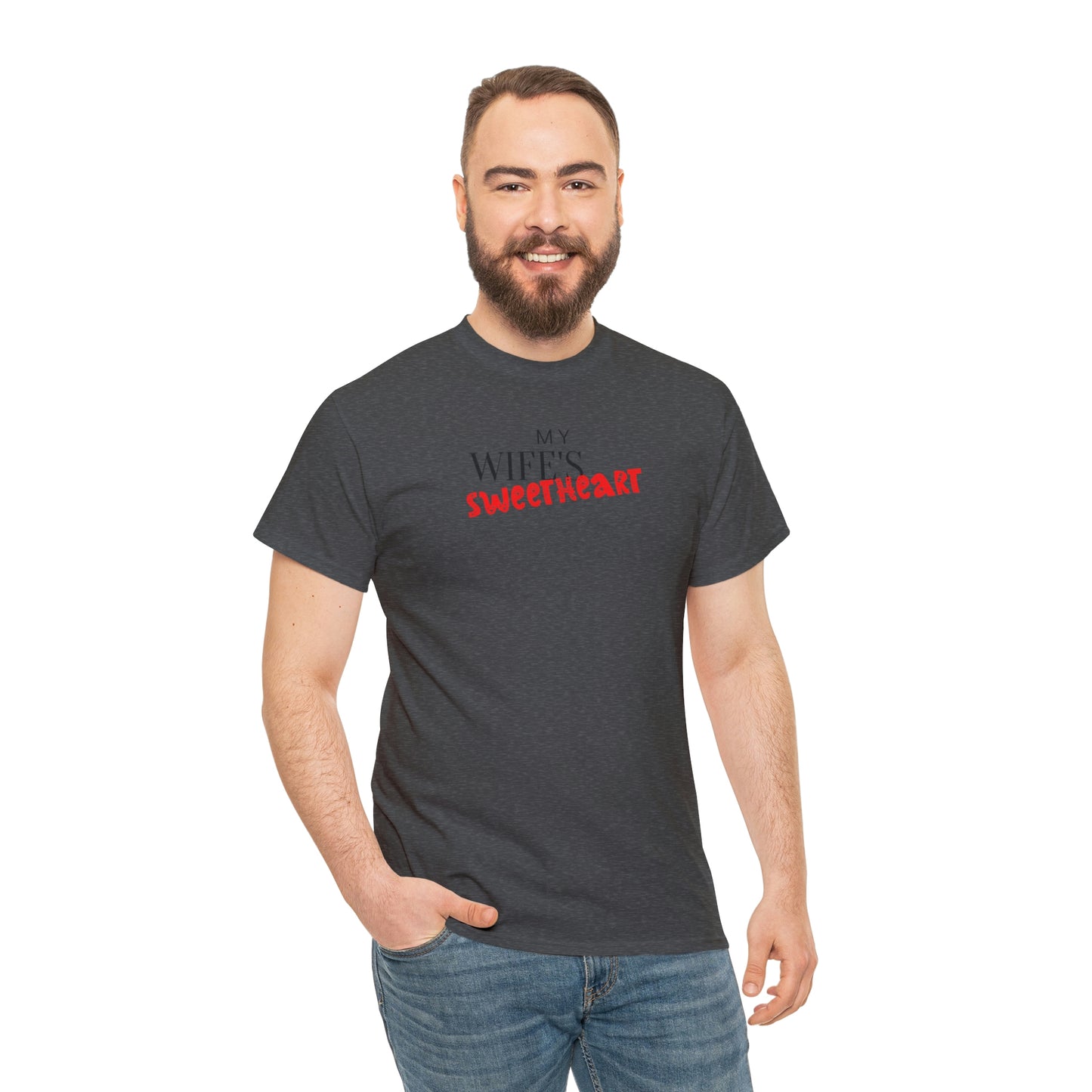 "My Wife's Sweetheart" Unisex Heavy Cotton Tee