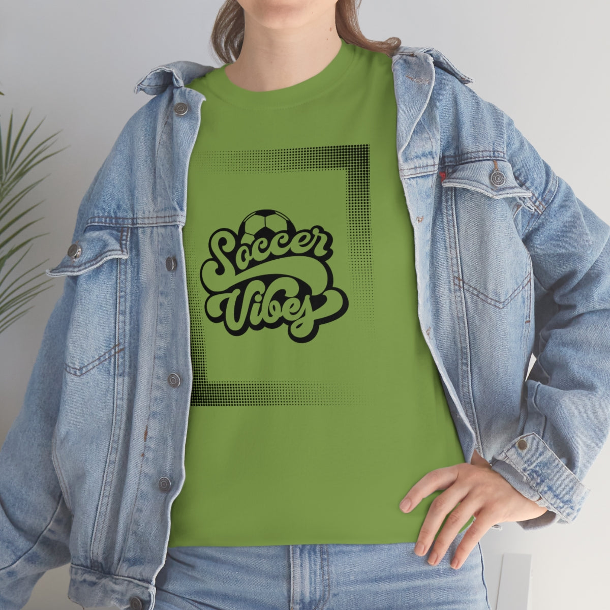 "Soccer Vibes" Unisex Heavy Cotton Tee