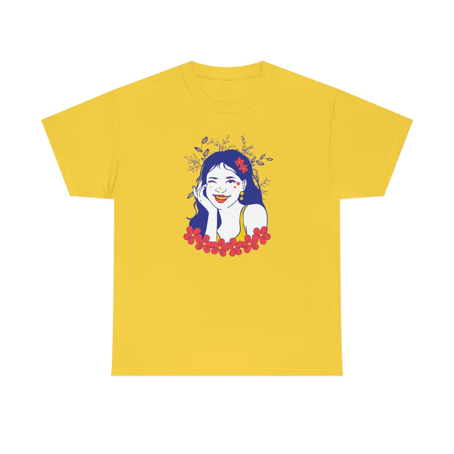 "Sunny Smiles" Unisex Heavy Cotton Tee