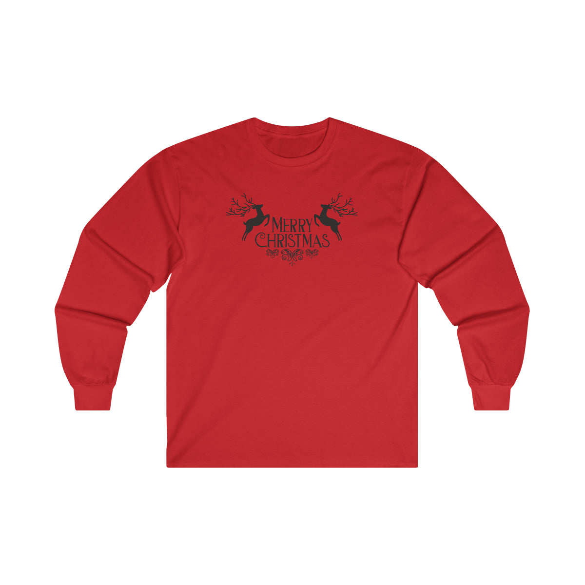 "Merry Christmas" Ultra Cotton Long Sleeve Tee