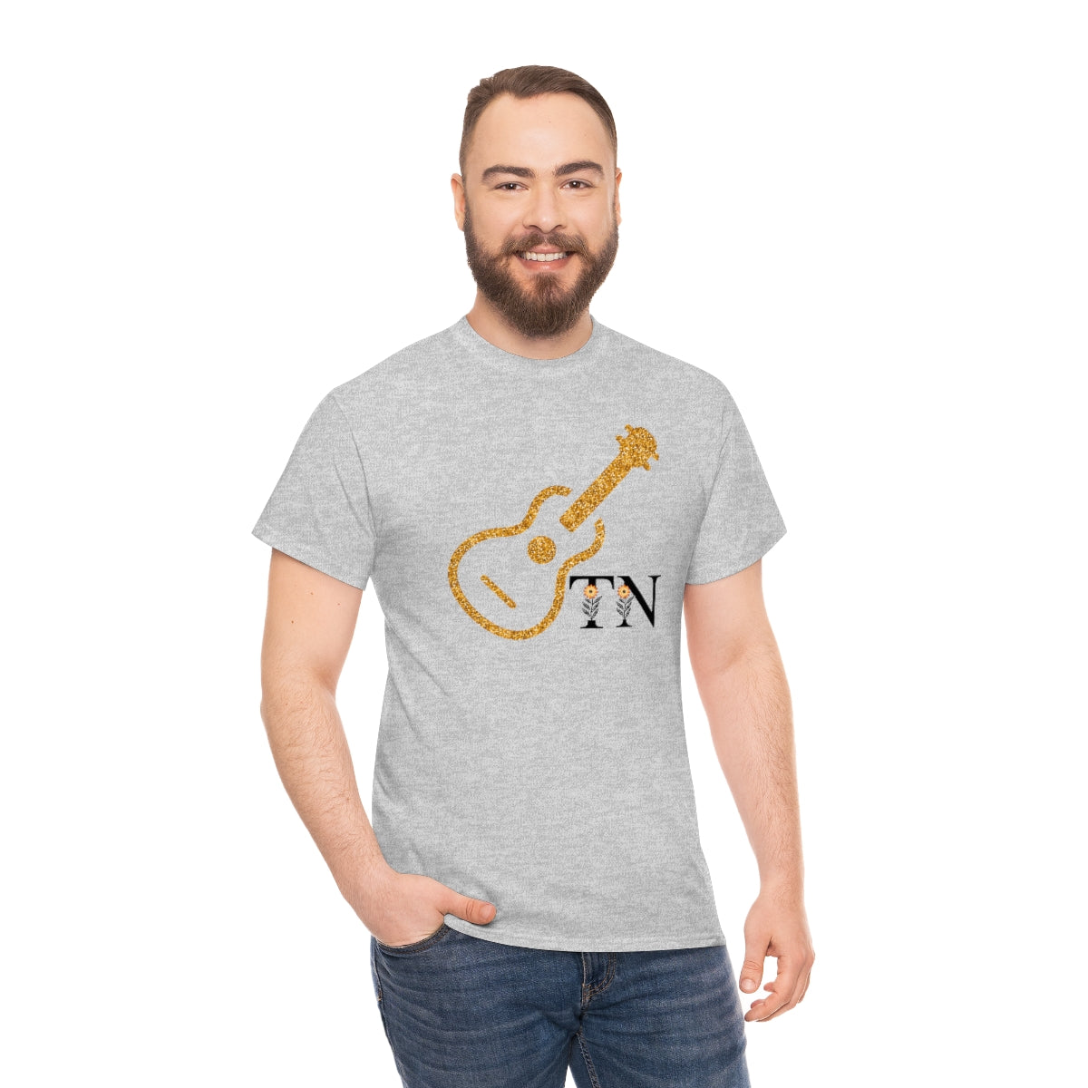 "Guitar" Unisex Heavy Cotton Tee