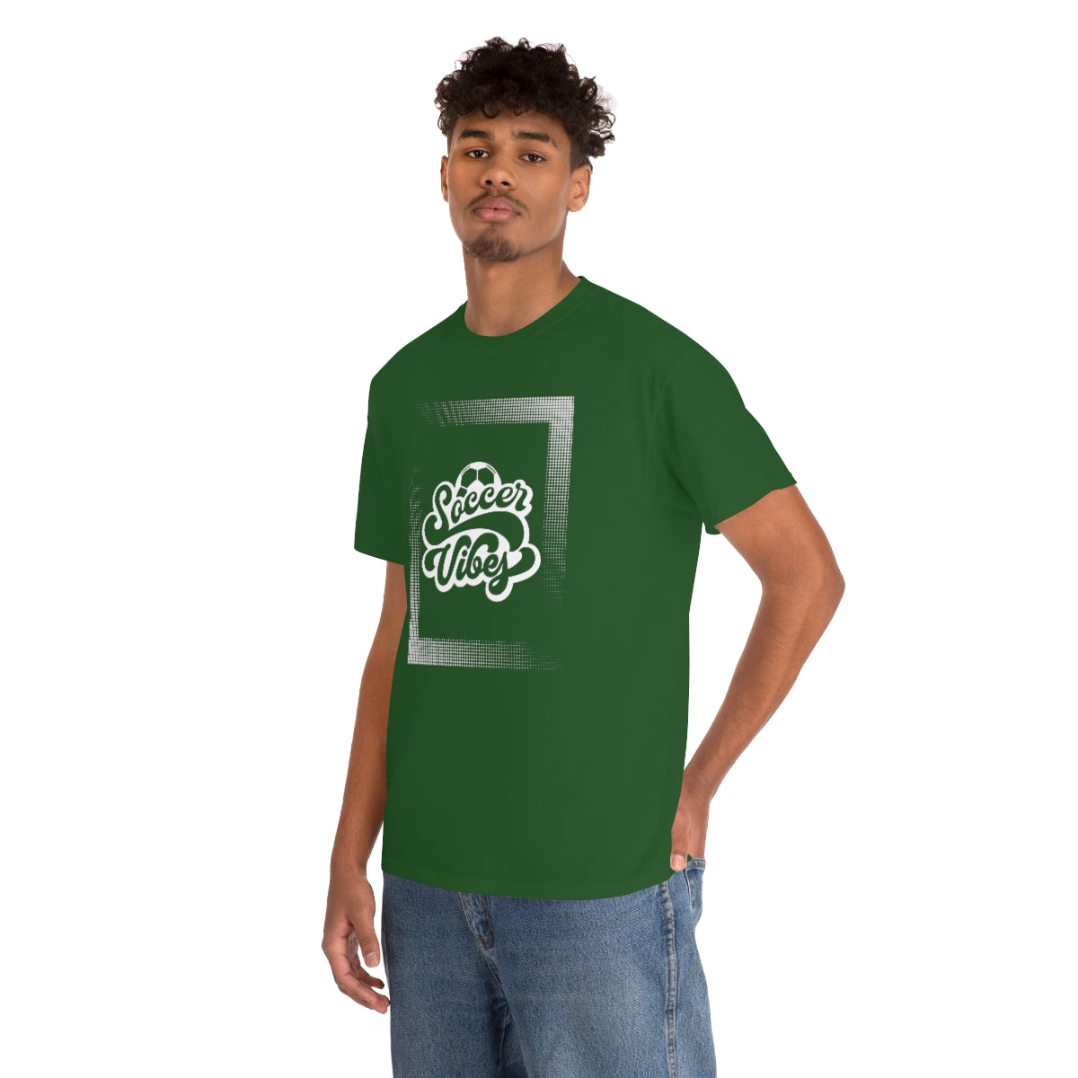 "Soccer Vibes" Unisex Heavy Cotton Tee