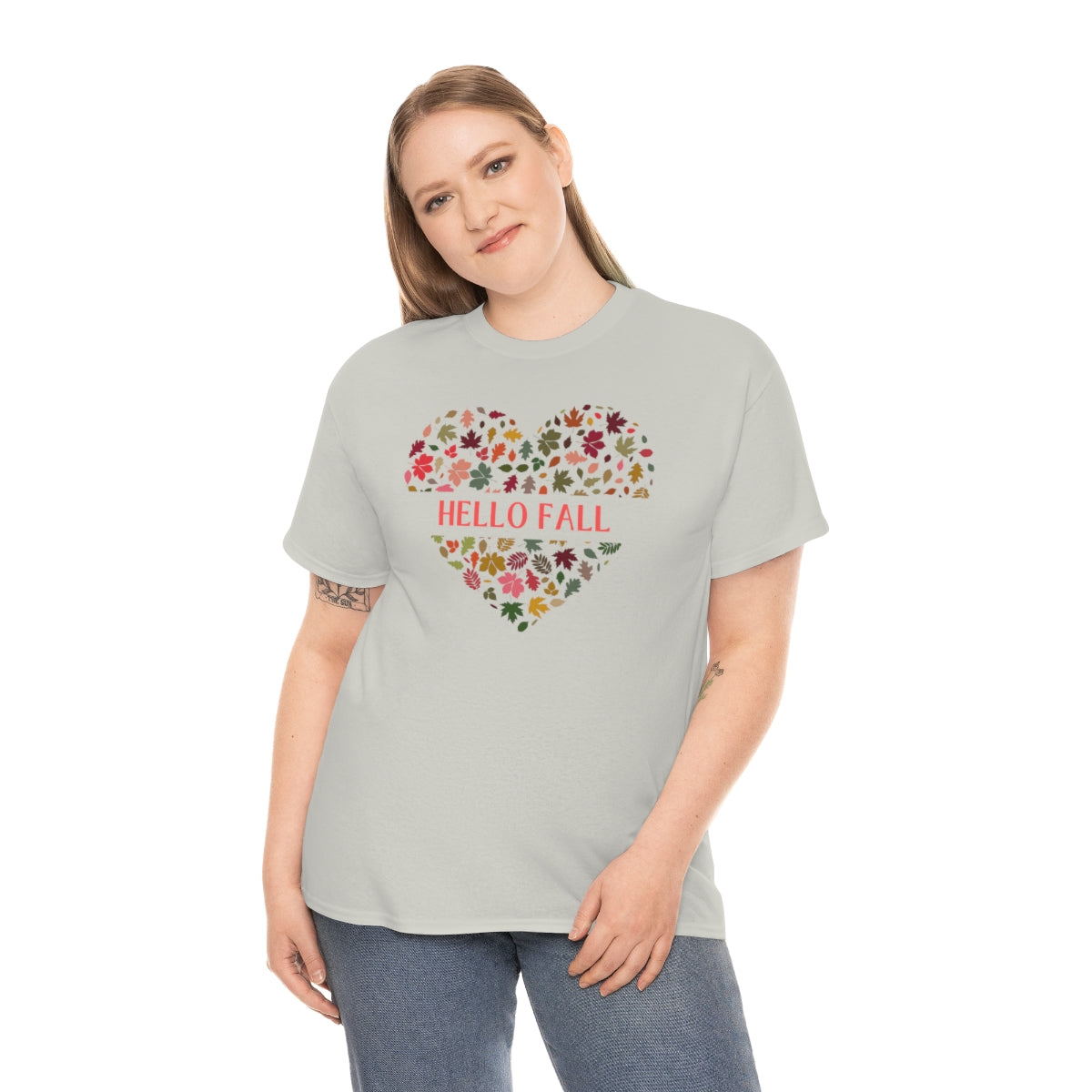 Hello Fall Unisex Heavy Cotton Tee