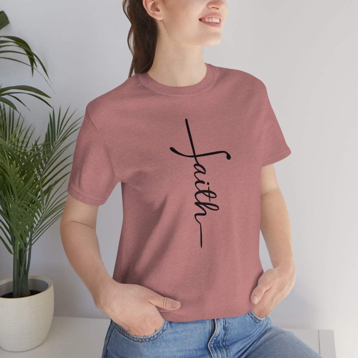 "Faith" Unisex Jersey Short Sleeve Tee