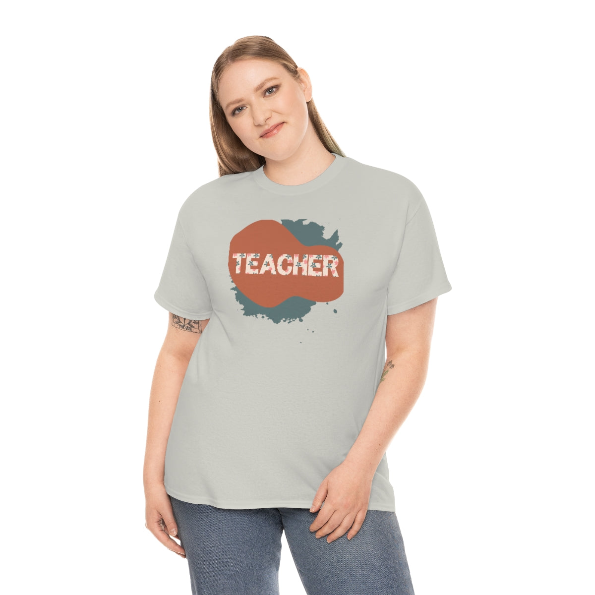 "Teacher" Unisex Heavy Cotton Tee
