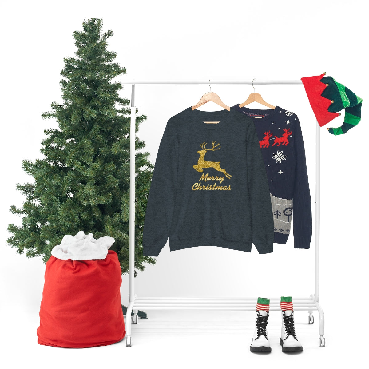 "Merry Christmas" Unisex Heavy Blend™ Crewneck Sweatshirt