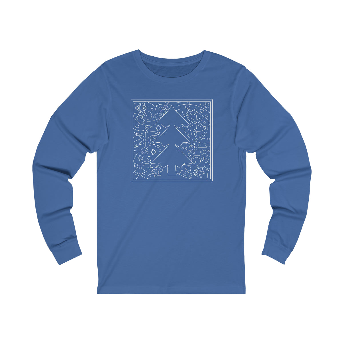 "Christmas Tree" Unisex Jersey Long Sleeve Tee