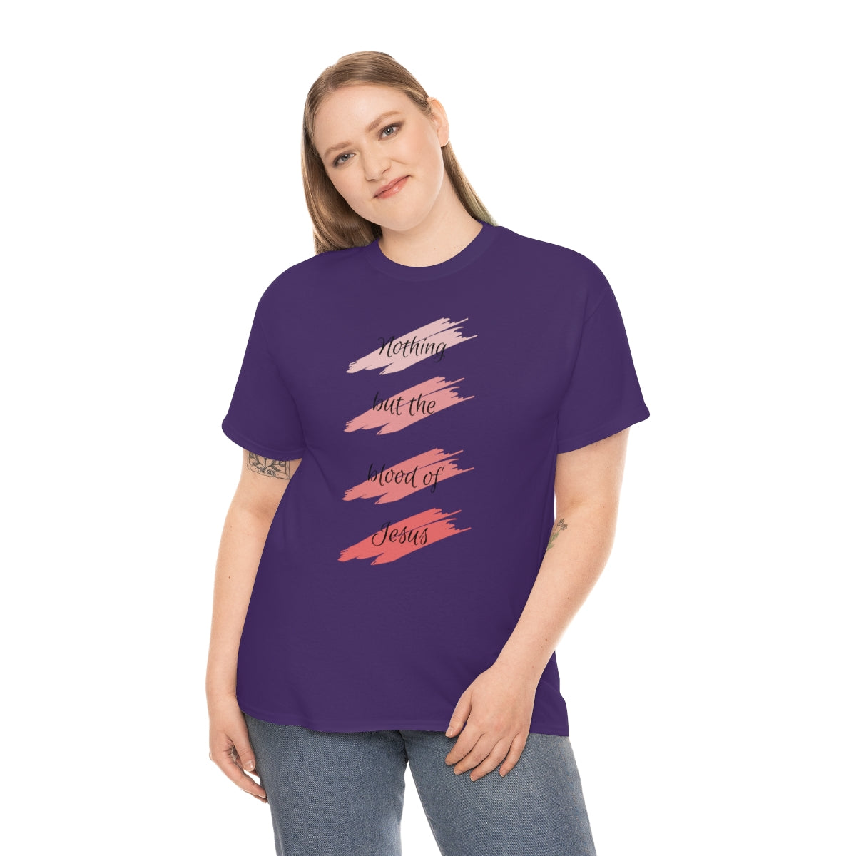 "Nothing But the Blood" Unisex Heavy Cotton Tee