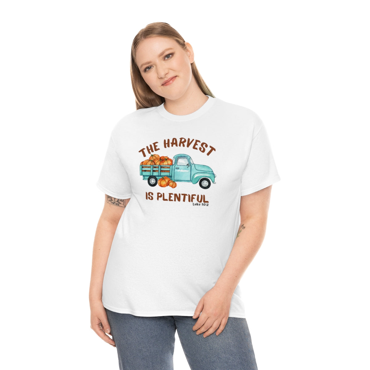 The Harvest is Plentiful Unisex Heavy Cotton Tee