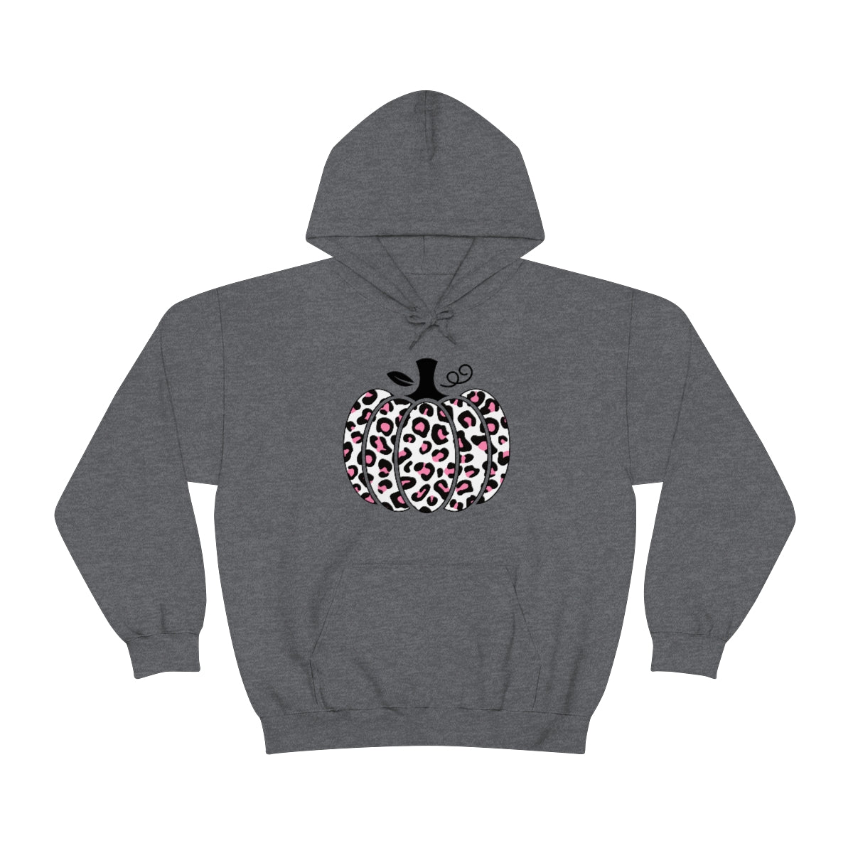 "Pink Leopard Pumpkin" Unisex Heavy Blend™ Hooded Sweatshirt
