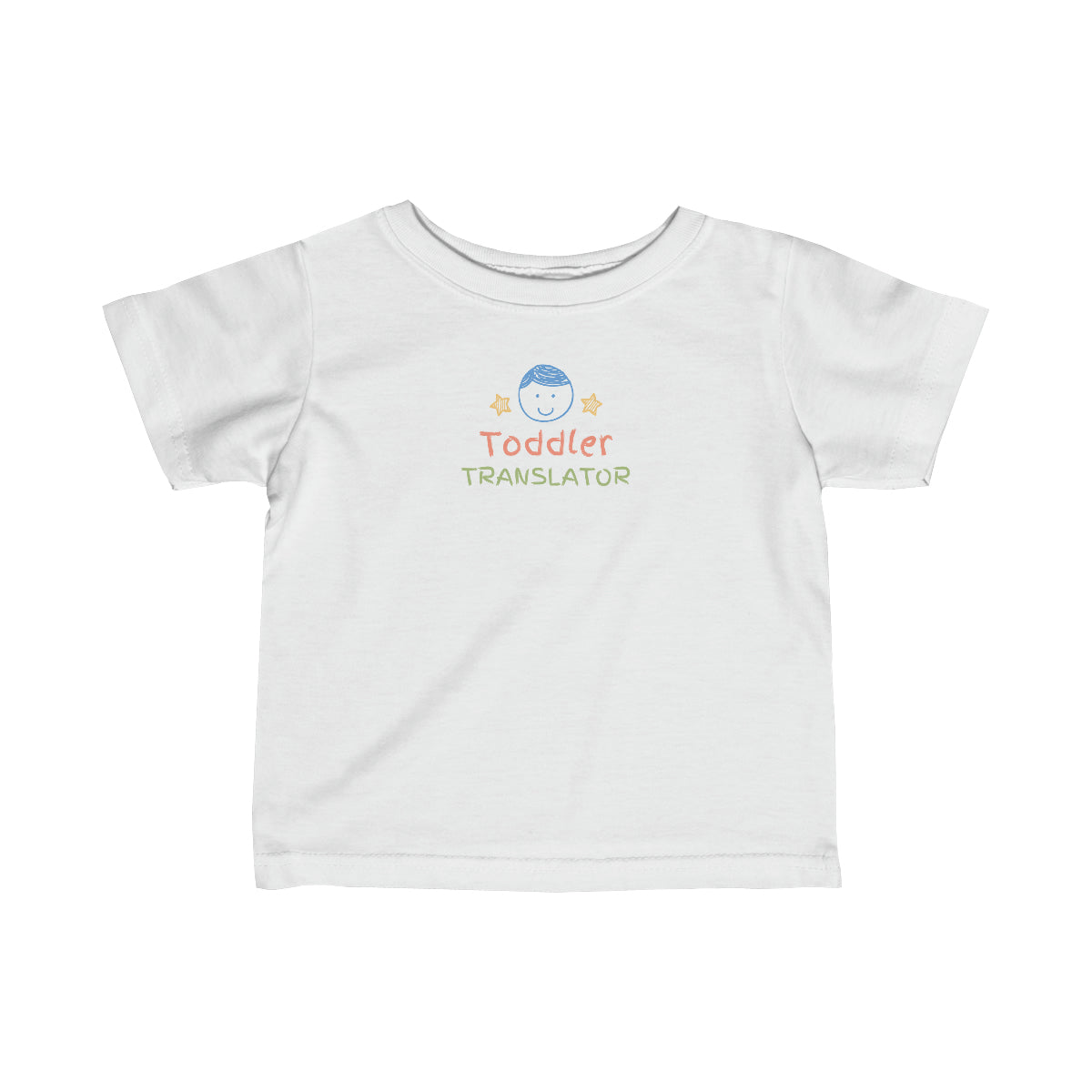 "Toddler Translator" Infant Fine Jersey Tee