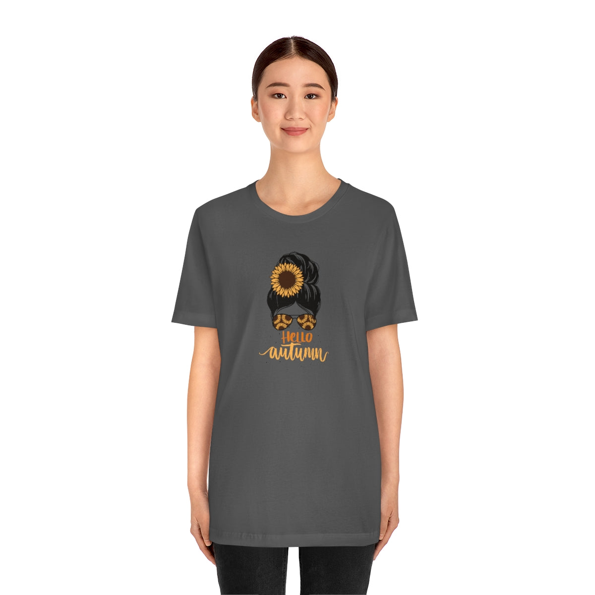 "Hello Autumn" Unisex Jersey Short Sleeve Tee