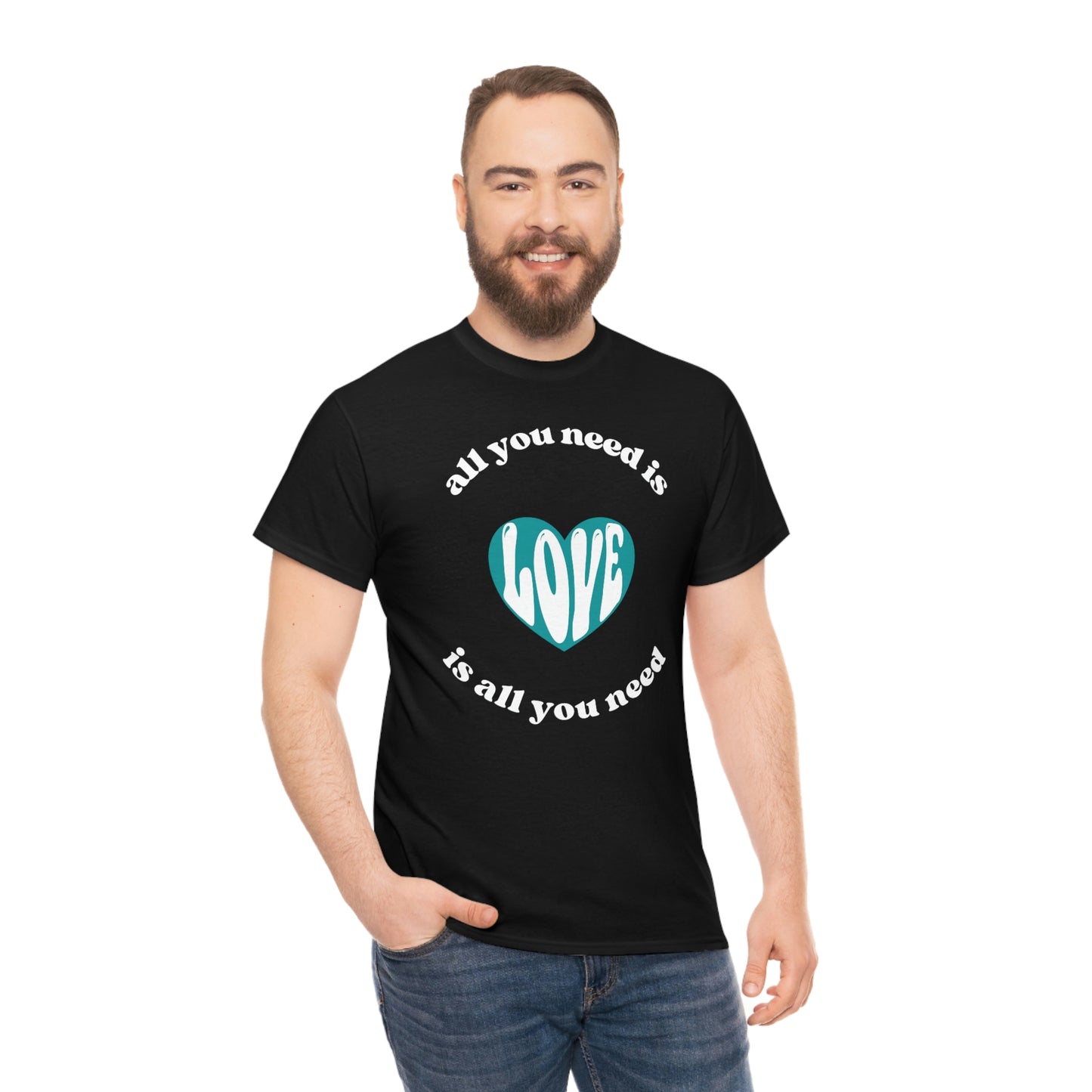 "Love" Unisex Heavy Cotton Tee