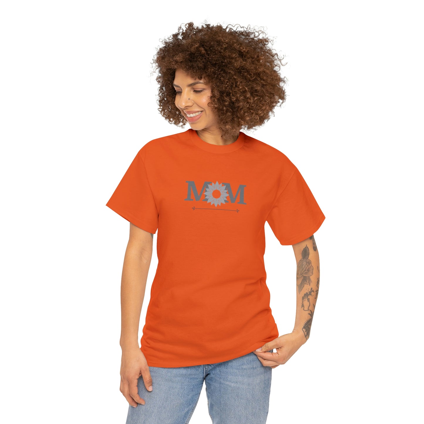"Mom" Unisex Heavy Cotton Tee