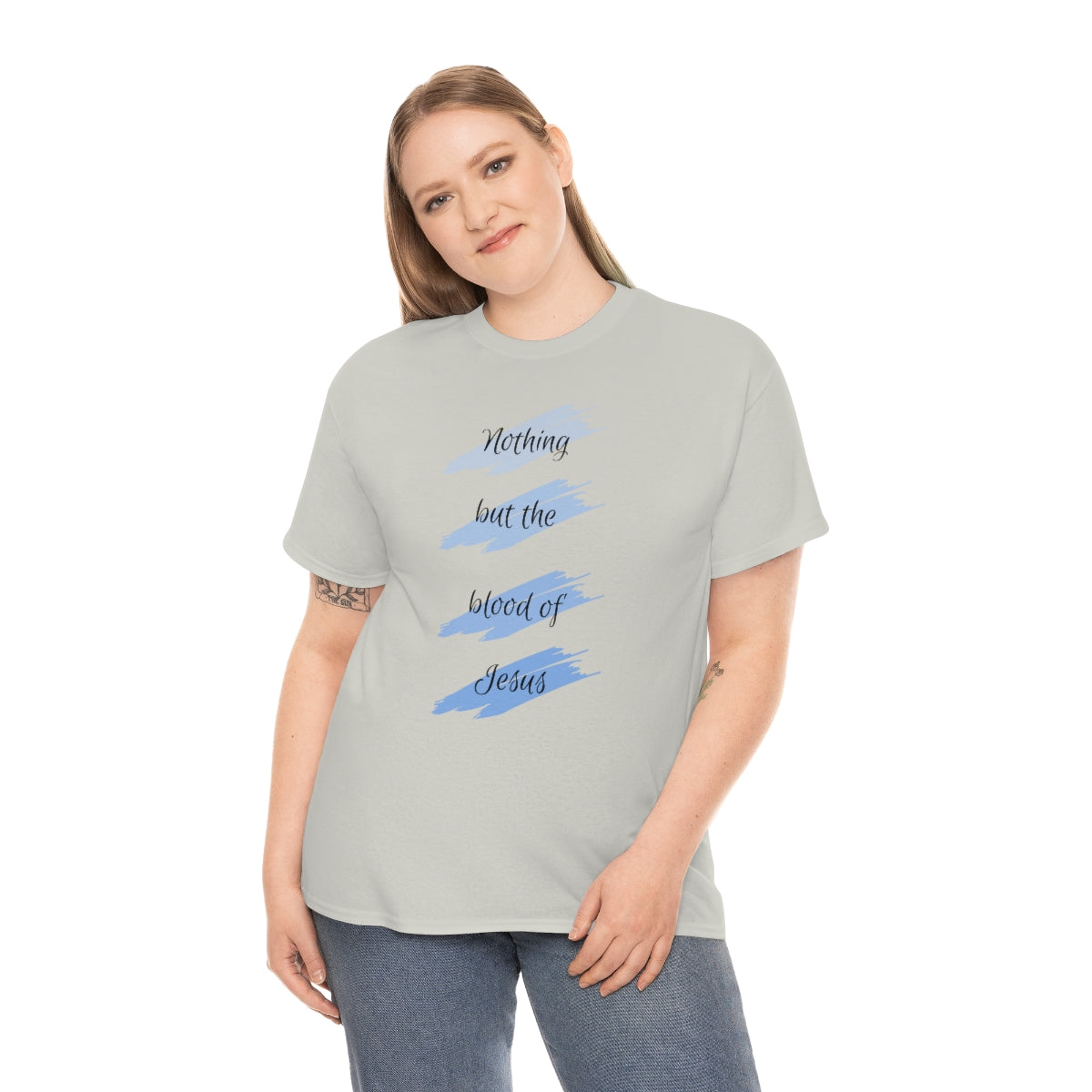 "Nothing But the Blood" Unisex Heavy Cotton Tee