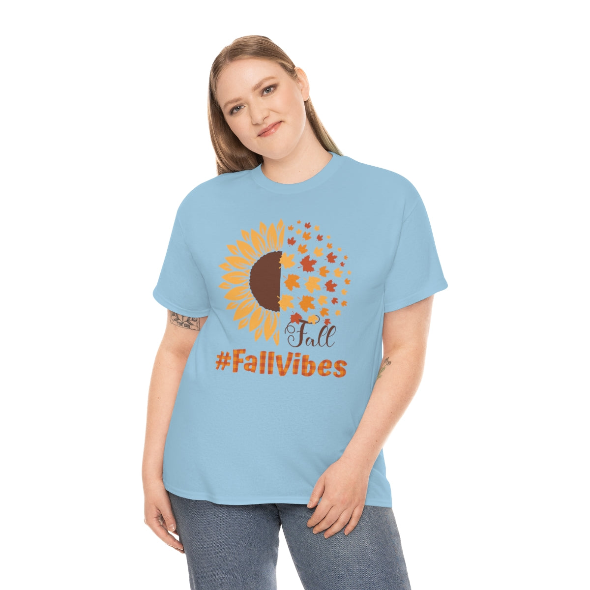 "#FallVibes" Unisex Heavy Cotton Tee