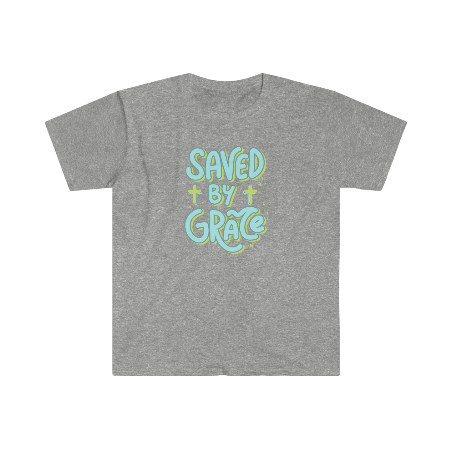 "Saved By Grace" Unisex Softstyle T-Shirt