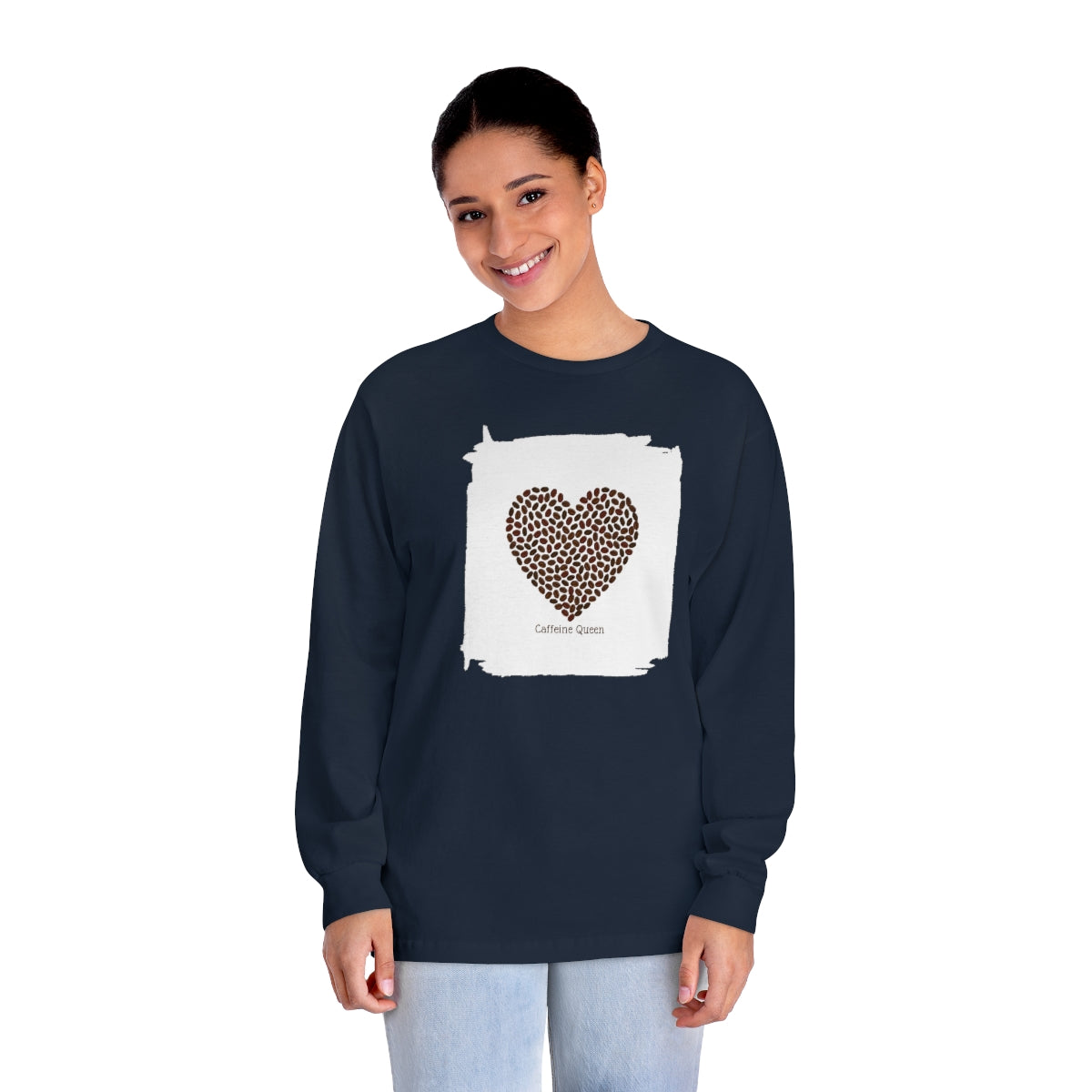 "Caffeine Queen" Unisex Classic Long Sleeve T-Shirt