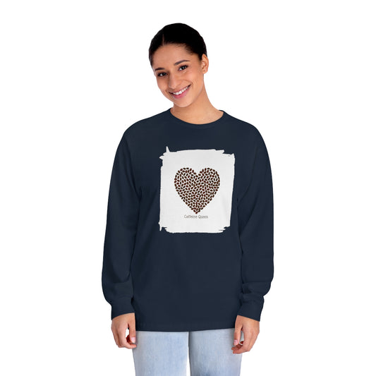 "Caffeine Queen" Unisex Classic Long Sleeve T-Shirt